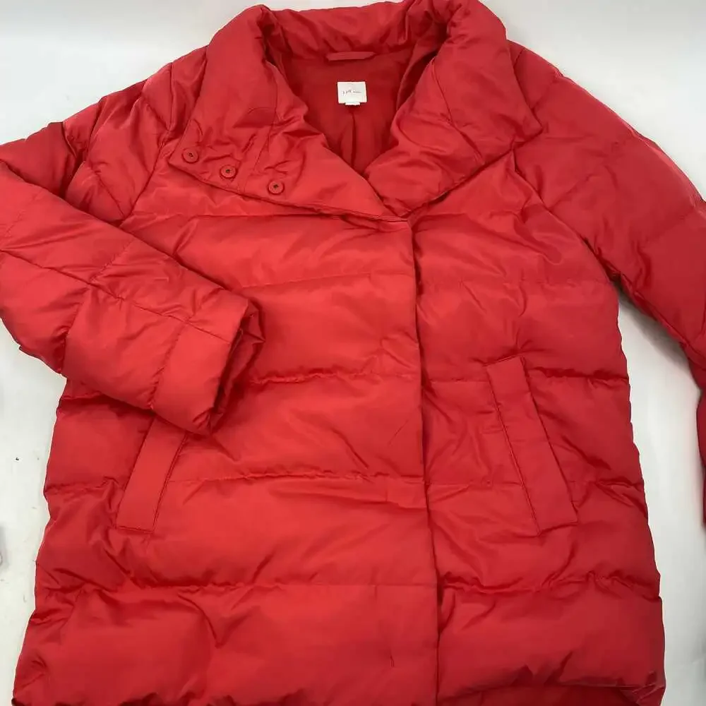 J. Jill Orange Down-Filled Puffer Jacket | Women’s Size S